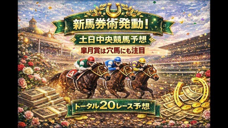 遂に完全長期馬券術❗️皐月賞はこの馬が勝つ❗️トータル20レース