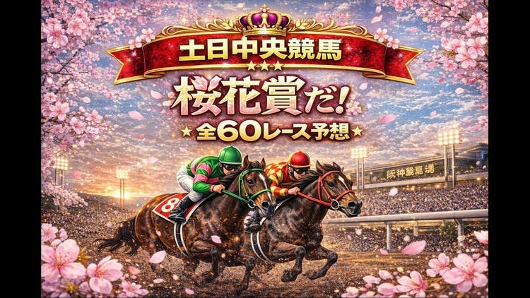 第67回桜花賞単勝馬券セット 桜花賞はこの穴馬❗️新中央競馬馬券術発動❗️全60レース予想