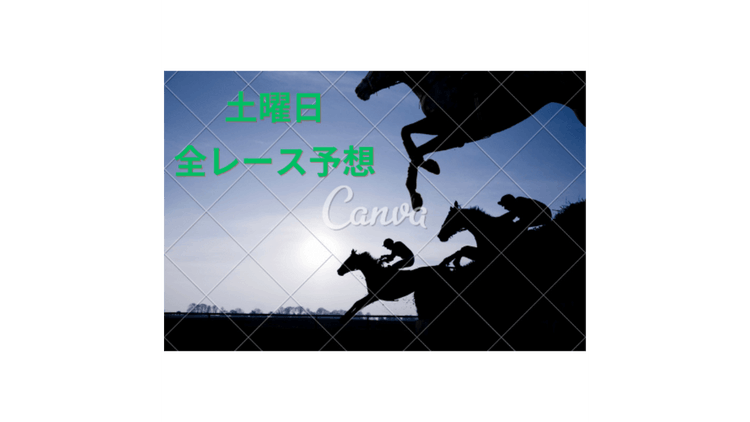 土曜日中央競馬全レース予想】徹底的に追求した推奨馬で単勝特化で勝負❗ - DMMオンラインサロン